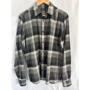 Men’s Menlo/ Bantam Check Theory Button Down Flannel Size S/P